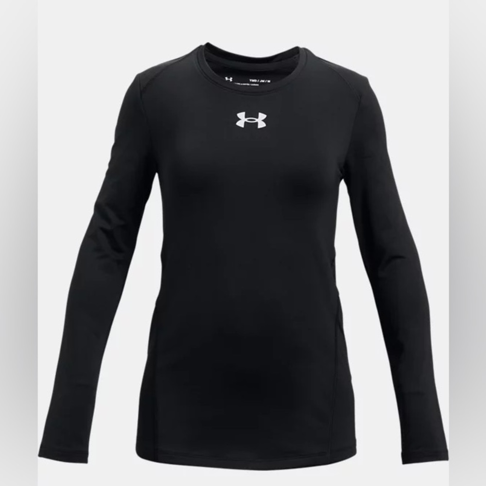 Kids Under Armour fitted cold gear long sleeve shirt size YSM